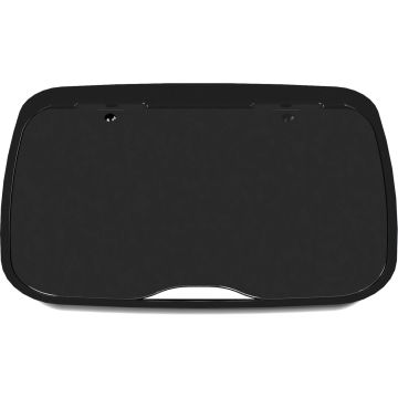 Suburban Drop-In Flush Mount Black Glass Cover