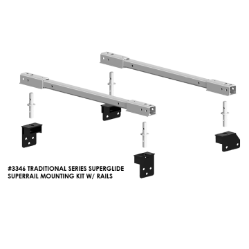 PullRite Traditional Series SuperRail 16K & 20K Mounting Kit for 1995-2002 Dodge Ram 1500, 2500 & 3500 Trucks