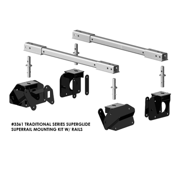 PullRite Traditional Series SuperRail 16K & 20K Mounting Kit for 2004-2014 Ford F150 Trucks
