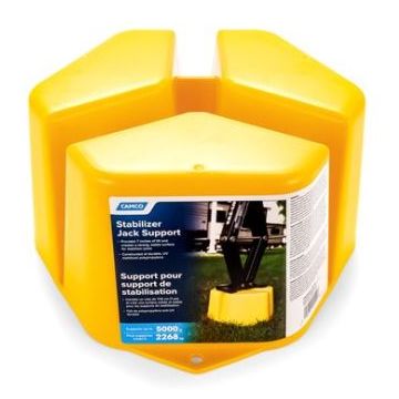 Camco Yellow Stabilizer Jack Support