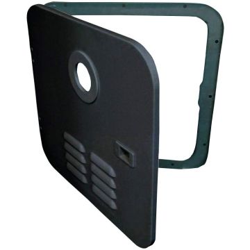 Girard Products Water Heater Access Door; Replacement For Atwood 6 Gallon Water Heater; Black
