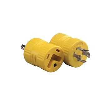30 Amp Female to 20 Amp Locking 4-Prong Male