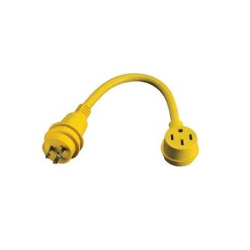 50 Amp Female to 30 Amp Locking 3-Prong Male