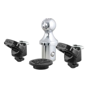 CURT Ram Factory-Style Gooseneck Ball and Safety Chain Anchor Kit