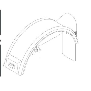 Dexter LH Kar Kaddy Replacement Trailer Fender