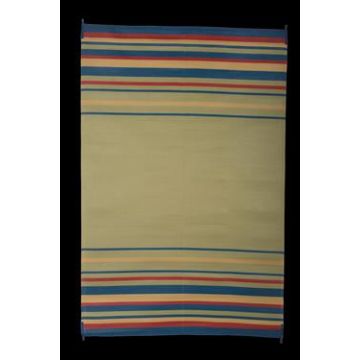 Faulkner 8' x 20' Blue/Brick/Beige/Green Deluxe Multi-Purpose Mat