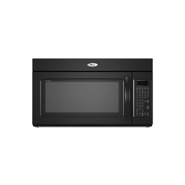 Whirlpool Black Convection Microwave-Range Hood Combination