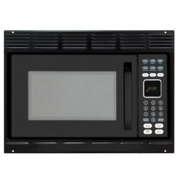 Advent Black Built-In Microwave with Trim Kit