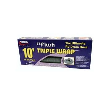 Valterra E-Z Flush 10' Triple Wrap Sewer Hose
