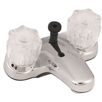 Empire Brass Company Chrome Lavatory Diverter with Clear Knobs