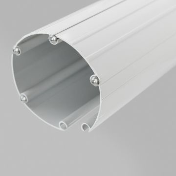 Dometic 20' Black Metal Weathershield 6 Slat