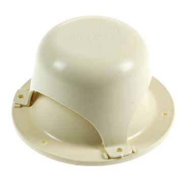 Custom Plastics Colonial White Plumbing Vent