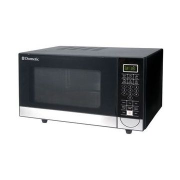 Dometic Black Counter Top/Built-In Microwave with Trim Kit 