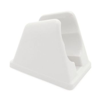 DURA White Hand Held Shower Wand Bracket