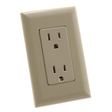 Diamond Self Contained Ivory Receptacle WDR15IV