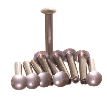 Dometic 10 Pack of 3/16" x 1-1/4" Semi Tube Rivets
