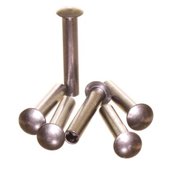Dometic 6 Pack of 1/4" x 1-3/8" Semi Tube Rivets