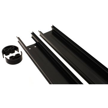 Dometic Black Back Channel Spacer and Bracket Kit