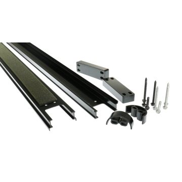 Dometic WeatherPro Black 5th Wheel Standard Back Channel Spacer Kit 
