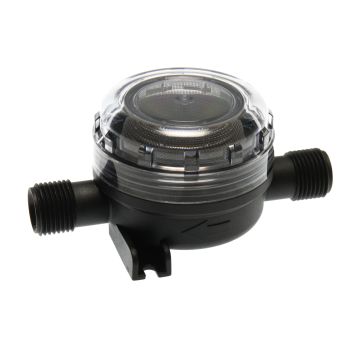 FloJet Stainless Steel In-Line Strainer 1/2" MPT
