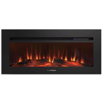 Furrion 40 Inch Electric Fireplace Insert with Simulated Logs
