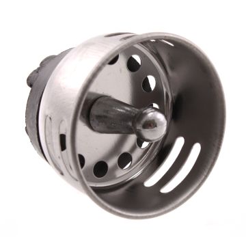 Chrome drain basket