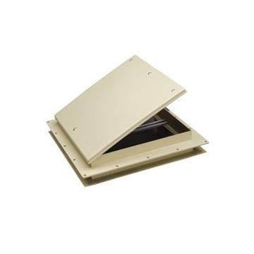 Heng's Colonial White Mini Roof Vent with Garnish
