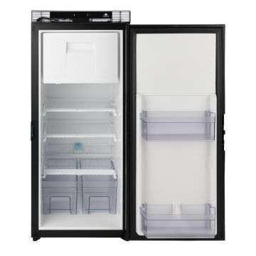 Norcold 3 Cu. Ft. Left Hand DC Compressor Refrigerator - Black Trim