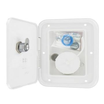 Valterra White Gravity Fill Water Hatch