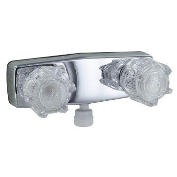 Valterra Chrome Plastic Underbody Shower Valve with Vacuum Breaker 