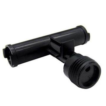 RV Shower Black Diverter Tee For Dura Faucets