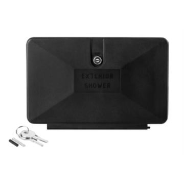 Replacement Black Exterior Shower Door for Dura Faucet