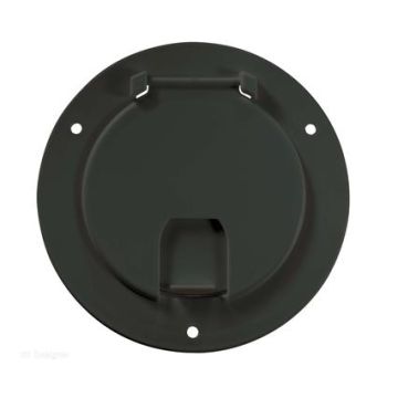 RV Designer Black Cable Hatch