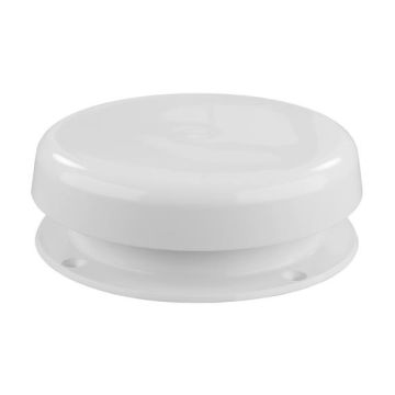Mushroom Style White Screw On Sewer Vent Cap