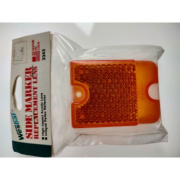Wesbar Amber High-Impact Side Marker Replacement Lens 