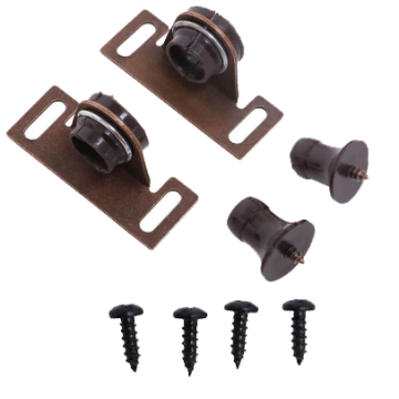 JR Products Bulldog Door Catch - Set of 2