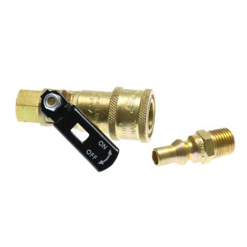 JR 1/4" Male and Female Quick Disconnect Set