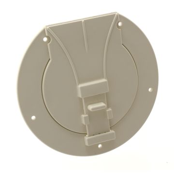 JR Colonial White 3-1/2" (Hole) Storage Hatch S-25-14-A