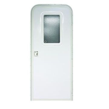 Lippert Components 28" x 72" Polar White RH Radius Entry Door