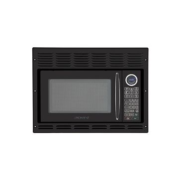 Advent Black Convection Microwave Oven with Trim Kit