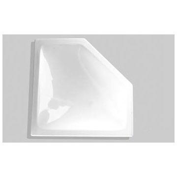 Specialty Recreation 20" x 8" White Neo Angle Skylight Inner Garnish