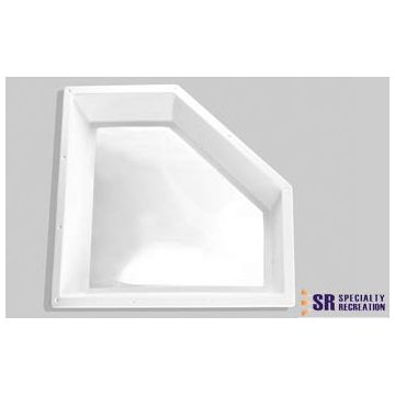 Specialty Recreation 28" x 10" Clear Skylight Neo Angle Inner Garnish