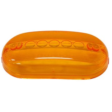 Peterson Series 135 Amber Snap-On Clearance Side Marker Lens 134-15A Top Side
