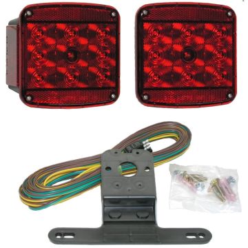 Peterson #840 Piranha LED Rear Trailer Light Kit V941 Complete Kit