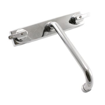 Phoenix Chrome 8" Hi-Rise Lever Handled Kitchen Faucet