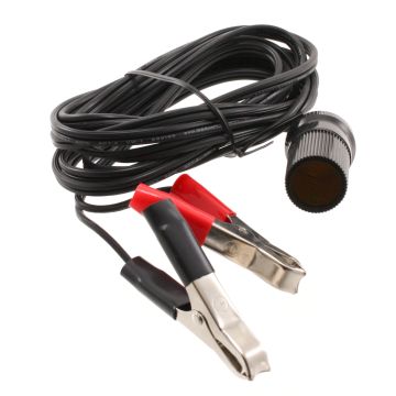 Prime Products 12V Extension Cord with Battery Clips - 10' 08-0915