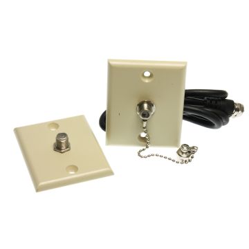 Prime Products Colonial White Cable TV Lead-In Kit