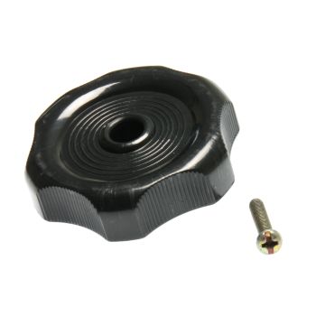 RV Designer 1/2" Black Window Knob