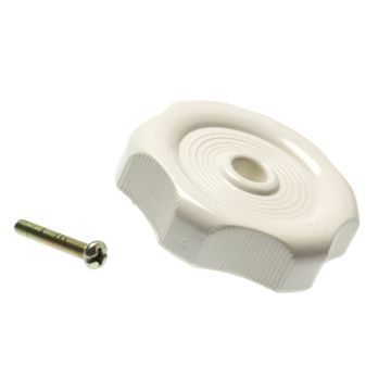 RV Designer 1/2" White Window Knob