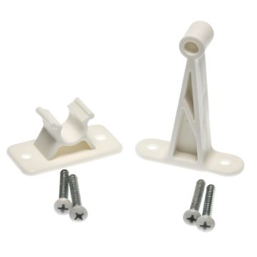 RV Designer 3" White Clip-Type Door Holder